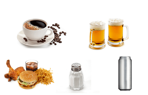 Foods that are harmful to efficacy