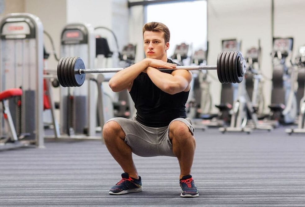 Exercising in the gym can help enhance male performance